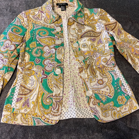 elcetera Jackets & Coats Etectera Limerick Irish Green Gold Quilted